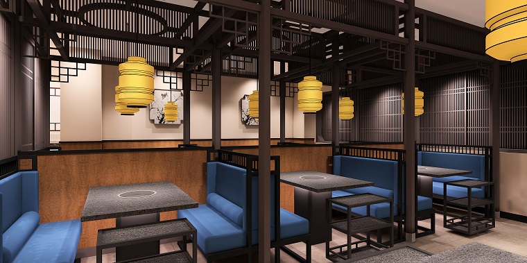 老員外火鍋店設(shè)計風格